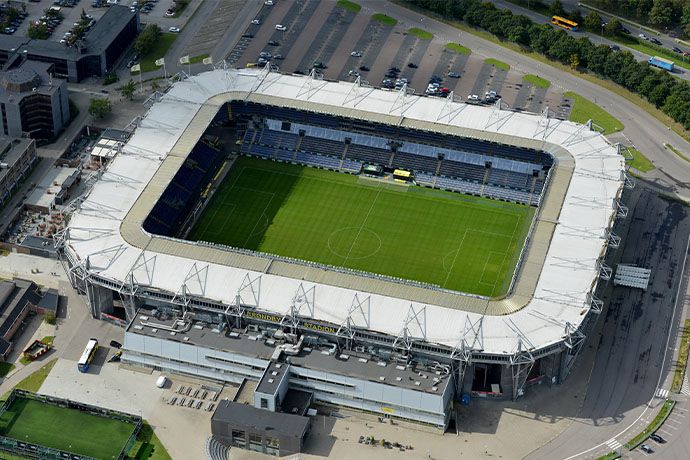 Energibesparade åtgärder vid Bröndby Stadium