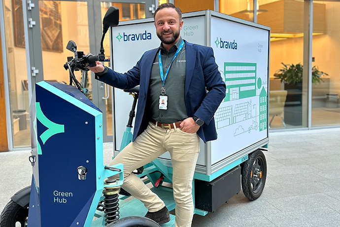 Bravida GreenHub Norway reduced Fagforbundet’s energy use 