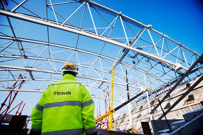Bravida installerar vid Friends arena