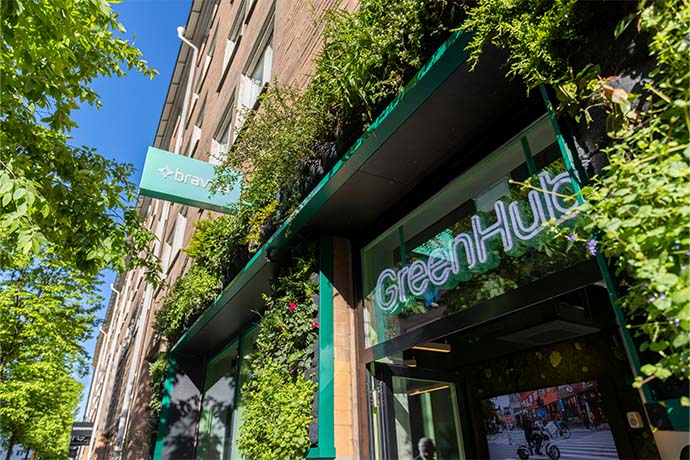 Bravidas GreenHub-kontor Stockholm city