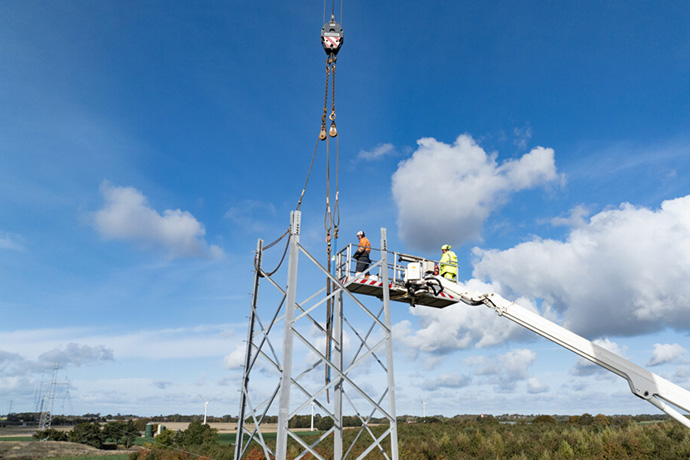 Installation vid kraftanläggning