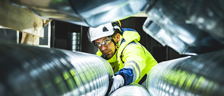 Installation av ventilationssystem