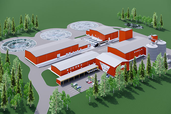 New wastewater treatment plant in Enköping