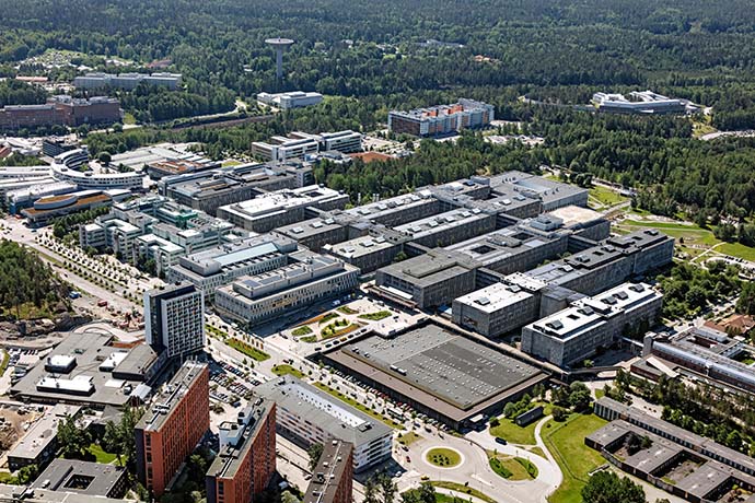 Huddinge hospital area