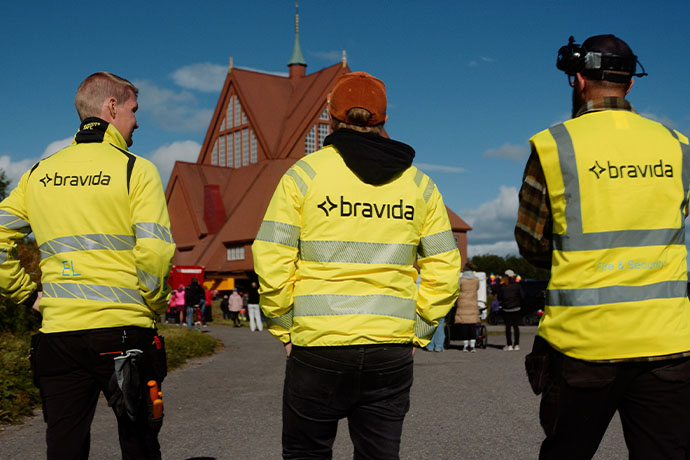 Flytten av Kiruna kyrka augusti 2025