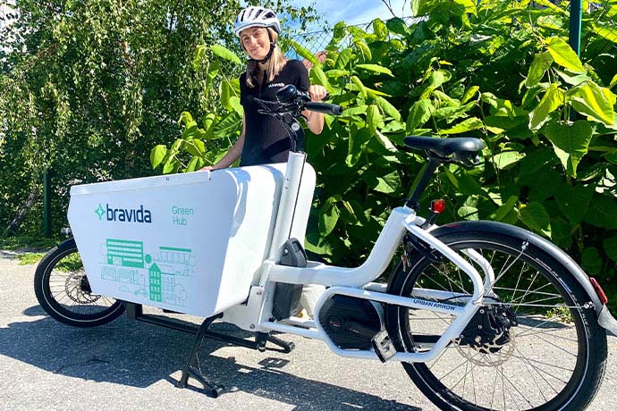 Bravida GreenHub cykel
