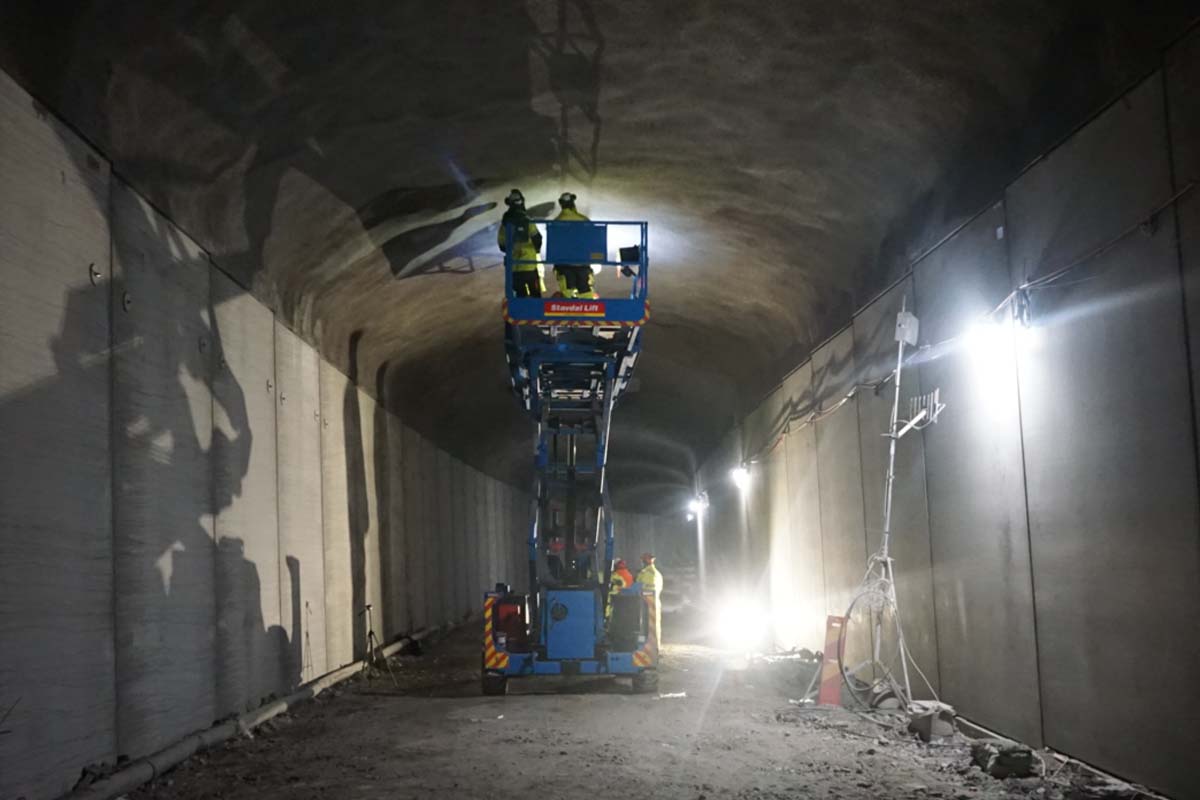 Development and testing of a robotic drill in the Stockholm Bypass project