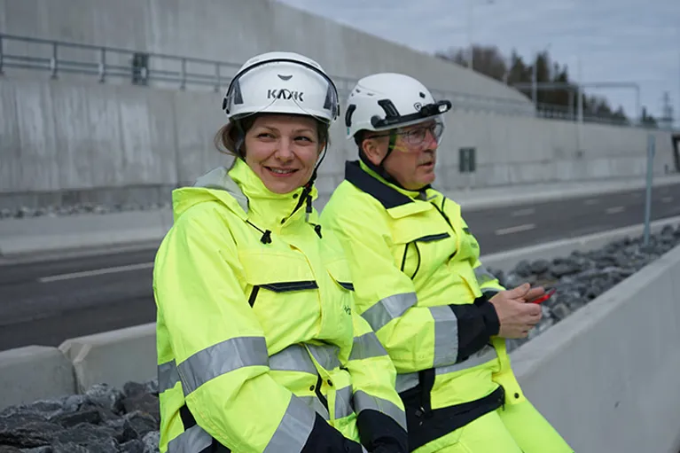 Två medarbetare i PMO-Special Projects vid Förbifart Stockholm