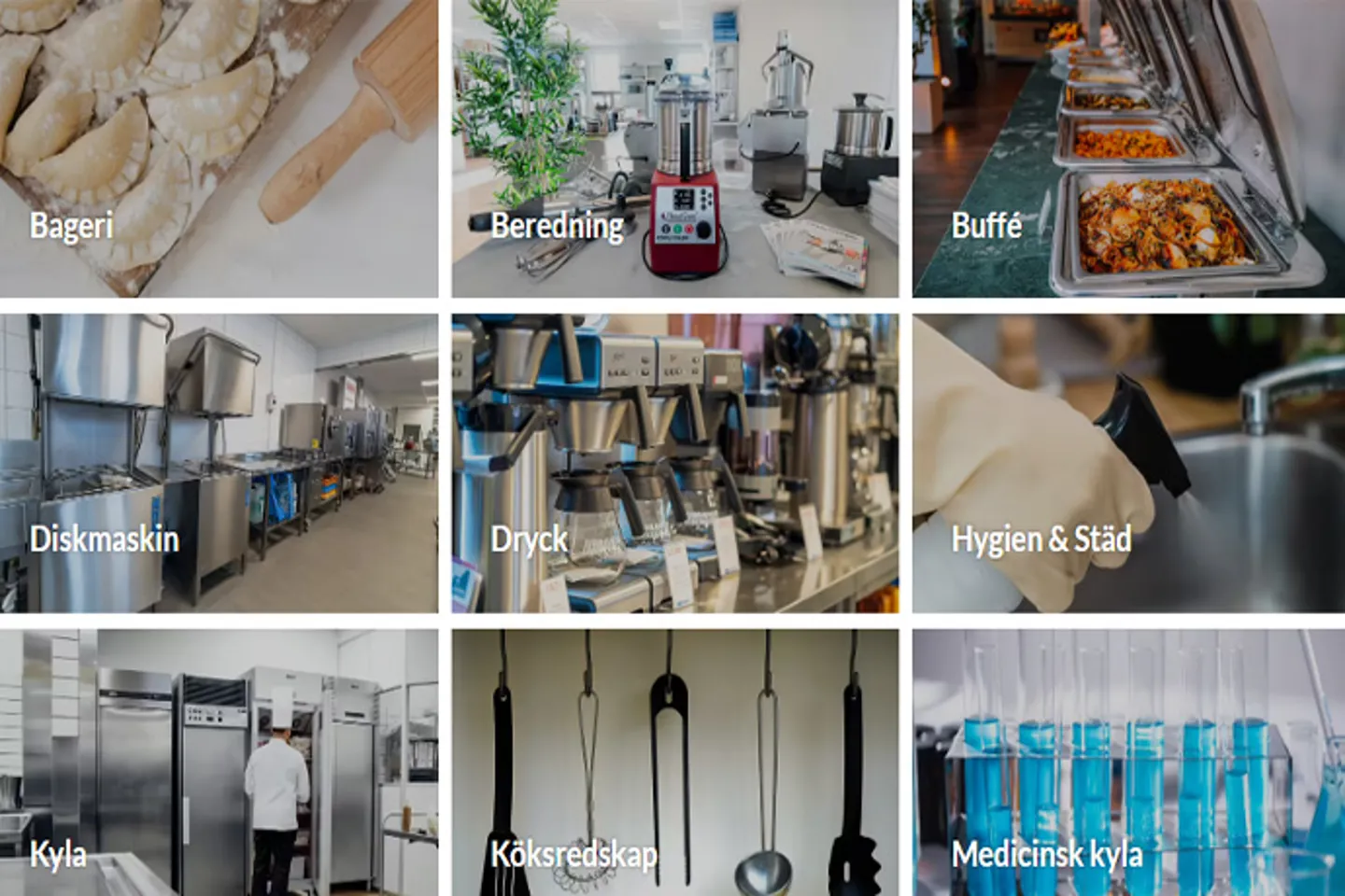 Webbshop storkök