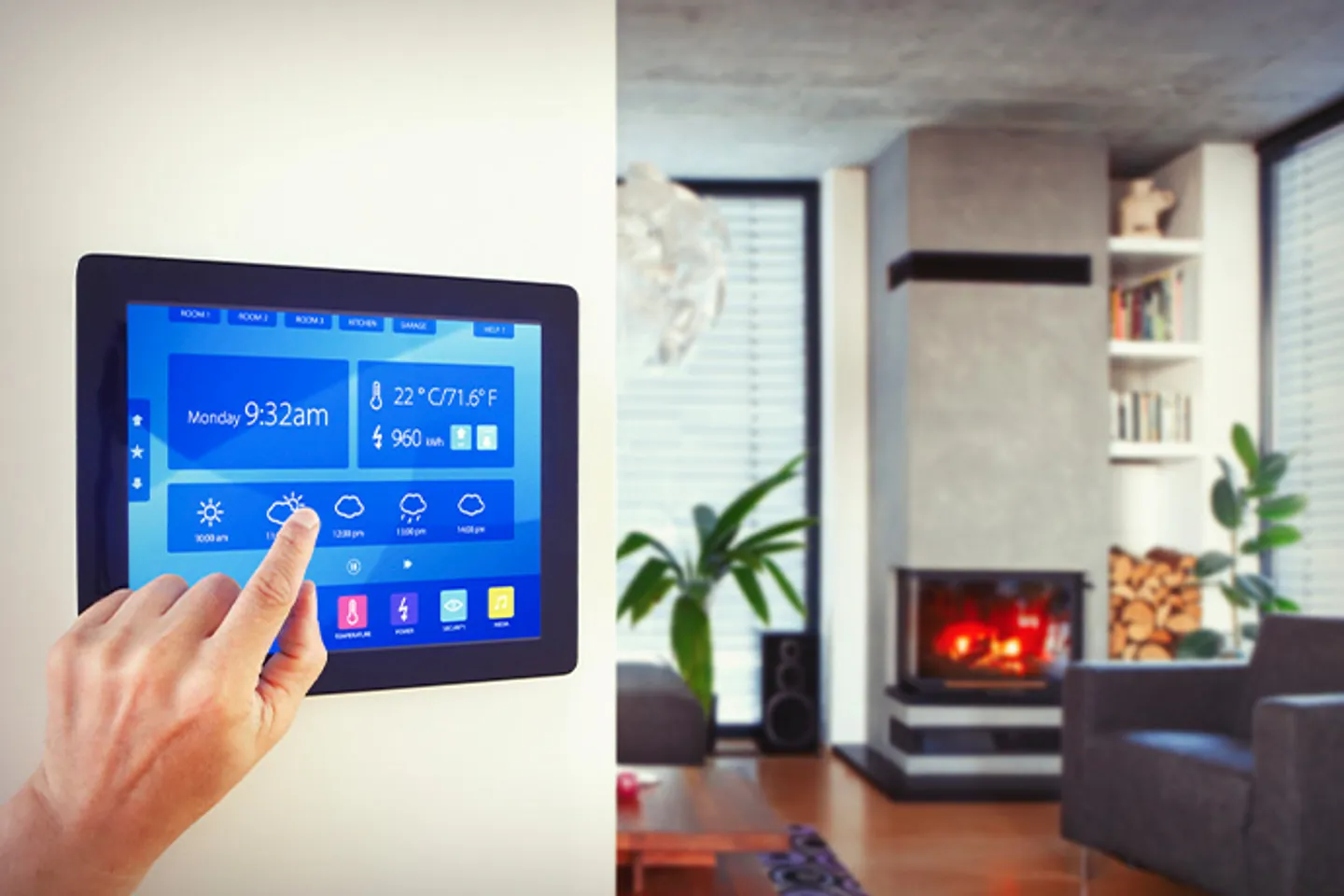 En styrpanel för smartare hem