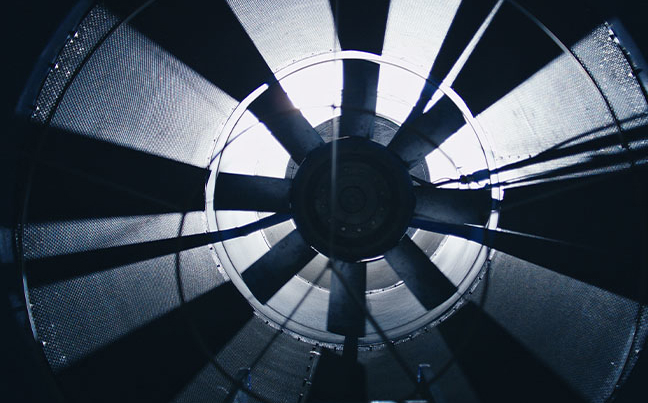 En ventilationsfläkt