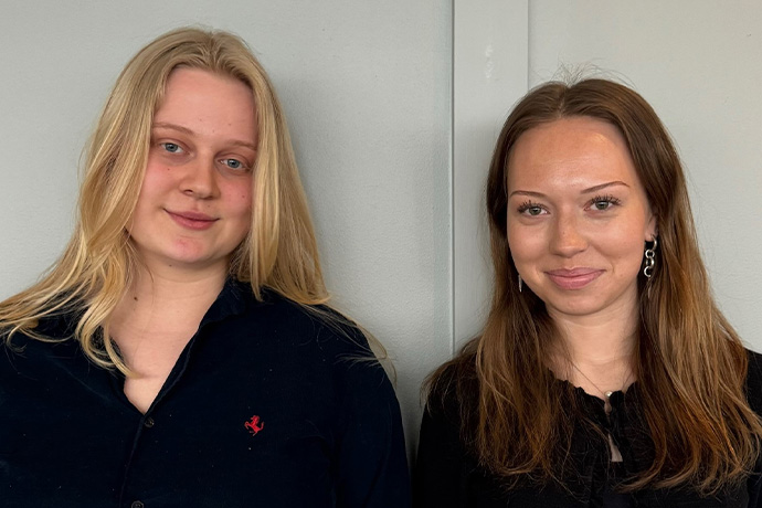 Bravida Tekniksprånget-Clara Giudice Von Poehl och Kajsa Öttenius 